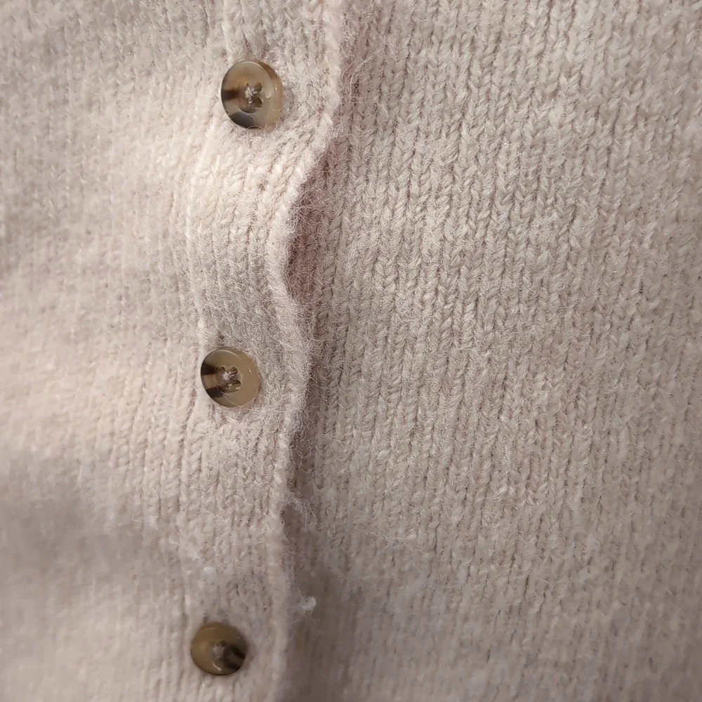 Ann Taylor Soft Light Pink Knit Sweater - Picture 6 of 9